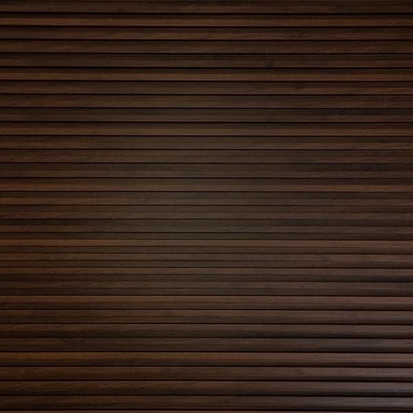 Lambrin Corrugado Para Interior Dark Walnut